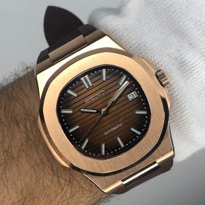 Custom Seiko Nautilus Rose Gold MOD 2023 Seikonaut