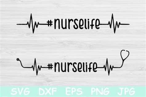 Nurse Life Svg Heartbeat Stethoscope Svg Gráfico Por Tiffscraftycreations · Creative Fabrica