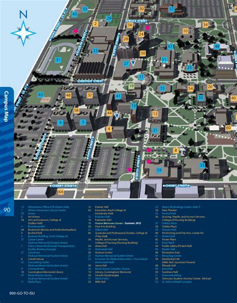 Indiana State University Campus Map - Maps For You