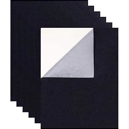 Benecreat Pcs X Cm Self Adhesive Velvet Fabric Black A Sticky