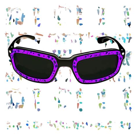 Download Digital Thug Life Glasses Png 87