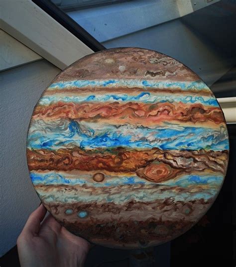 jupiter planet original art jupiter oil painting space solar etsy artofit