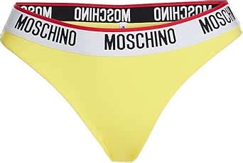 Amazon Moschino Donna Logo Detailed Thong Bikini Bottoms 2