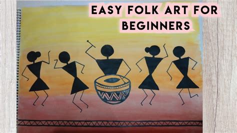 Folk Art For Beginners Step By Step Easy Folk Art Painting Ideas