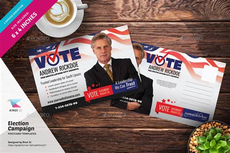 Election Campaign Postcard Templates, Print Templates | GraphicRiver