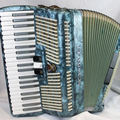 Scandalli Model 365 50 Piano Accordion 120 Bass 41 Key Reverb