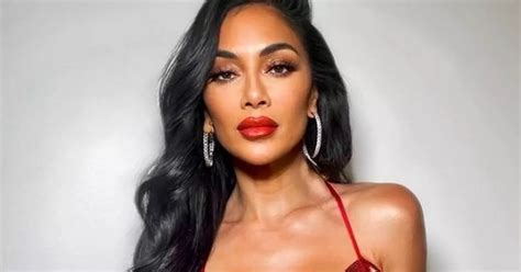 Nicole Scherzinger Puts On Eye Popping Display In Plunging Red Crop Top