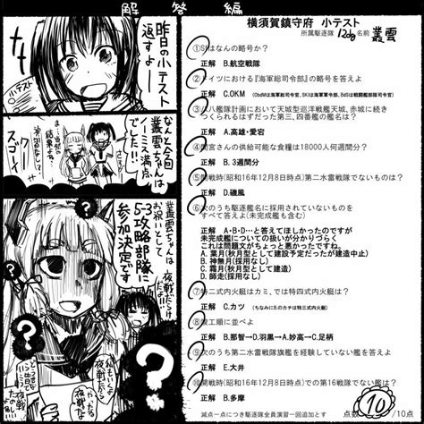 坂崎ふれでぃ サバゲ漫画5巻819日発売 On Twitter おまたせしました。昨日の解答編です！叢雲、川内描いたよー！ 8yf4sym2ee