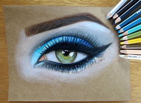 Prismacolor Eye Drawing By Taylorbrooker On Deviantart In 2019