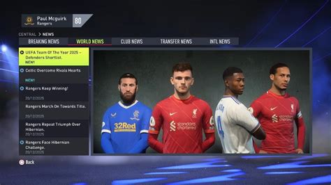 Team Of The Year Defenders Youtube