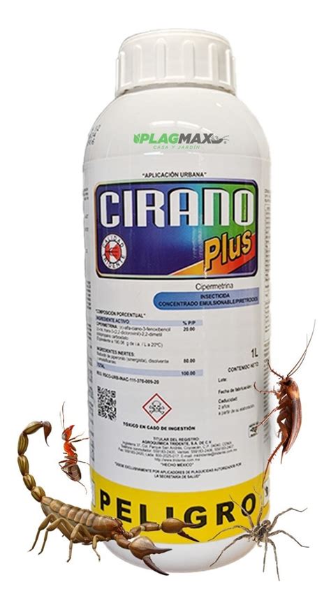 Cirano Plus Lt Insecticida Cipermetrina Bp Para Termoneb Env O Gratis