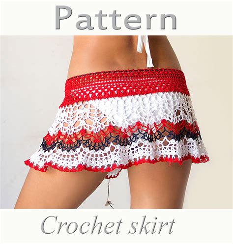 Crochet Beach Skirt Pattern Pdf Crochet Cover Up By Katrinshine