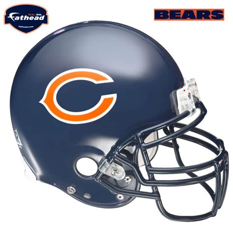 Chicago Bears Helmet Fathead NFL Wall Graphic