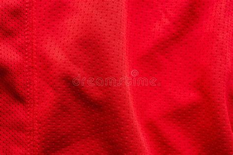 Jersey Rojo Del F Tbol De La Ropa Del Deporte De La Tela Con La Malla