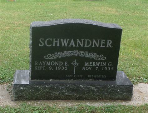 Merwin G Wentzel Schwandner 1935 Unknown Find A Grave Memorial