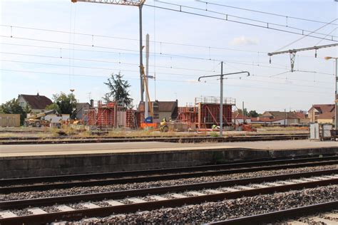 Côte d Or Travaux La deuxième phase du chantier en gare de Beaune va