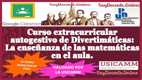 Curso extracurricular autogestivo de Divertimáticas La enseñanza de