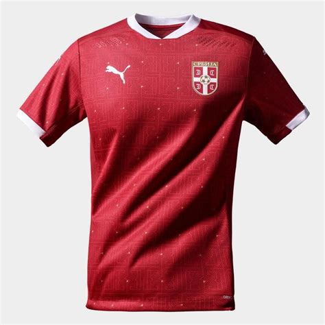 Camisa Seleção Sérvia Home 20 21 s n Torcedor Puma Masculina Camisa