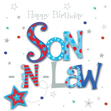 Son In Law Happy Birthday Greeting Card Cards Love Kates