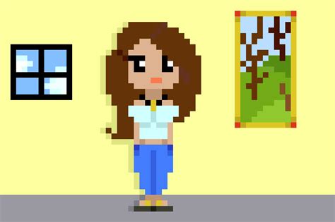 Minecraft Girl Pixel Art