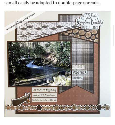 Creative Memories Beneath The Pines Scrapbook Borders Artofit