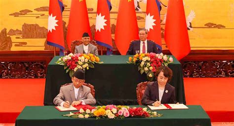 Nepal And China Sign Various Bilateral Agreements Nepal Press