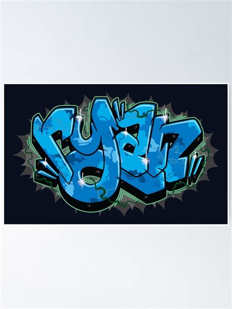 "Ryan Graffiti Name" Poster for Sale by NameGraffiti | Redbubble