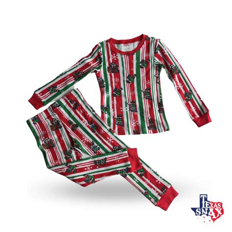 Buc Ees Kids Christmas Pj Set Texas Snax