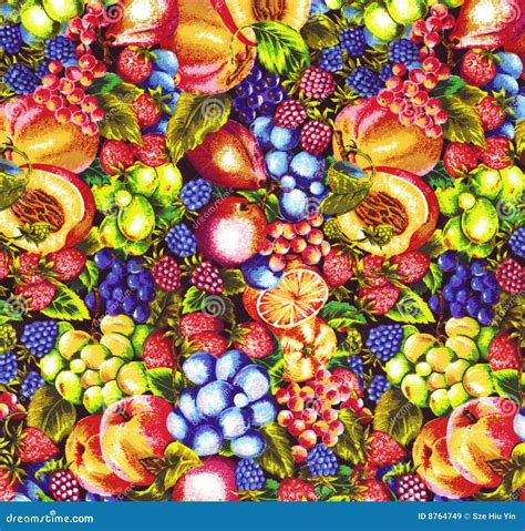 Fruits Pattern Fabric Stock Illustration Illustration Of Candies 8764749