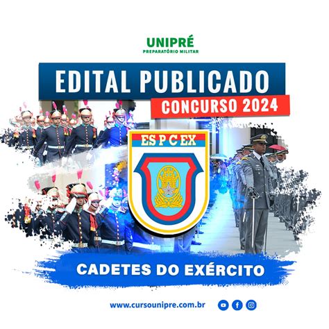 Concurso EsPCEx 2024 Calendário Vagas