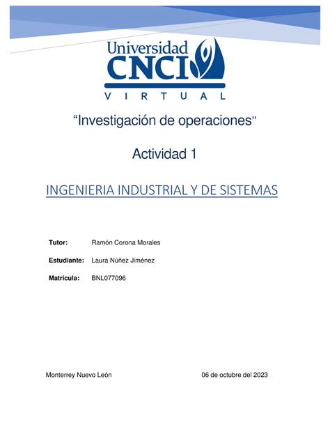 Actividad 1 Investigacion DE Operaciones Ón a la contabilidad 3