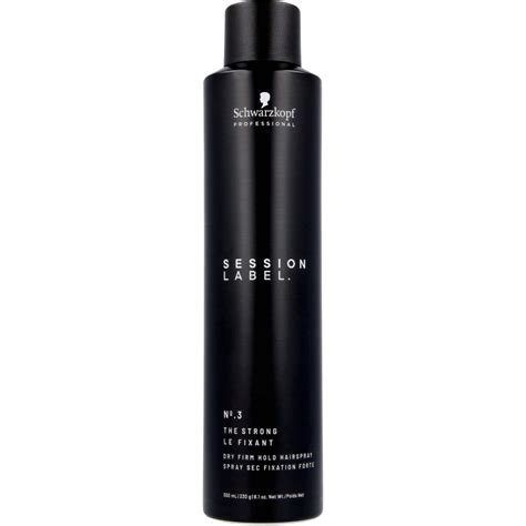 Schwarzkopf Professional Session Label The Strong Dry Firm Hold Hairspray 300 Ml