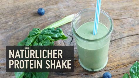 Gesunder Protein Shake Eiweißshake Selber Machen Paleo360de