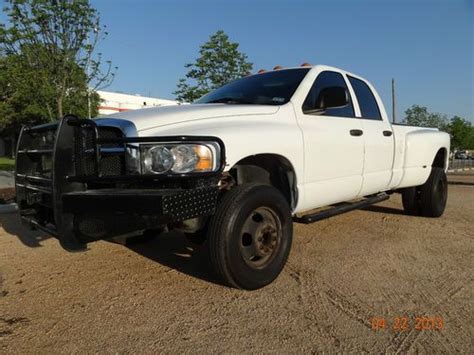 Purchase Used 2003 Dodge Ram 3500 Cummins Diesel 6cyl 5 9l Dually 4x4