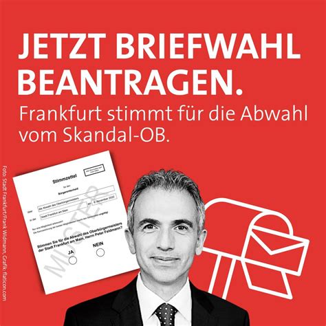 Abwahl Von Skandal Ob Feldmann Cdu Kreisverband Frankfurt Am Main