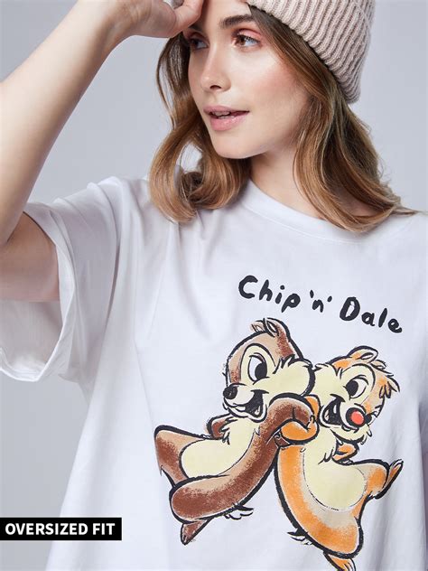 Buy Disney Chip N Dale Women S Oversized T Shirt Online At The