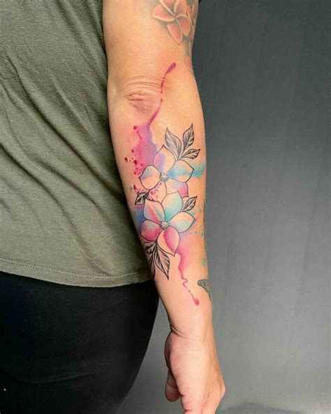 Watercolor Flower Tattoo Images | Best Flower Site