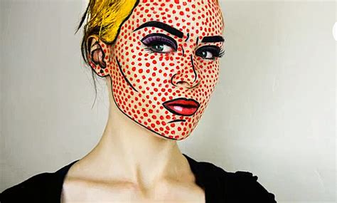 How To Apply Comic Book Pop Art Makeup For Halloween VIDEO