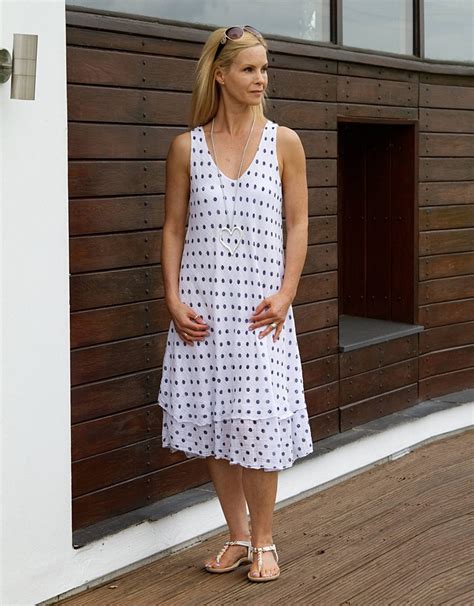 Giuliana Polka Dot Layered One Size Dress Fashion Fix Online