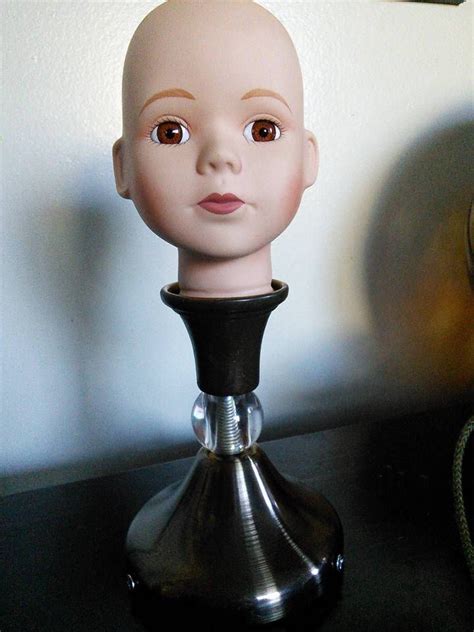 Weird Baby Doll Head Lamp Inspired By Tim Burton Stuff And Silent Hill