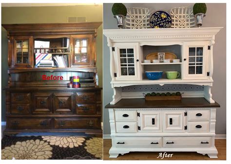 Beautiful Hutch Makeover With Folkart Chalk Paint