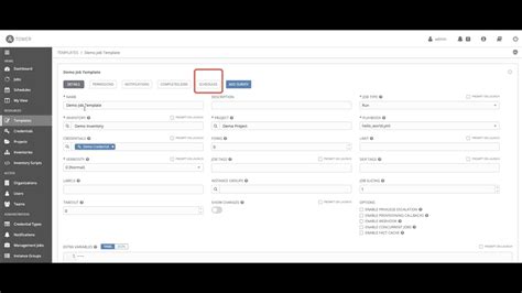 Ansible Tower Job Template Youtube