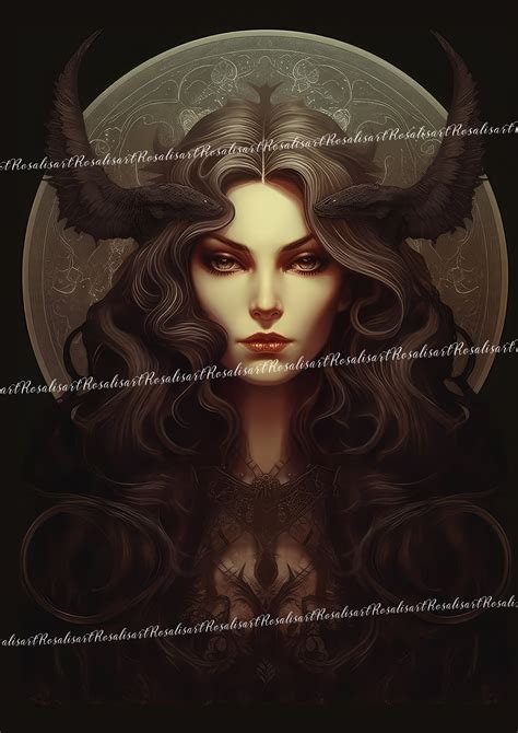 Lilith Jewish Mythology Digital Download Dark Goddess Sumerian Female Demon Lilit Lilitu or ...