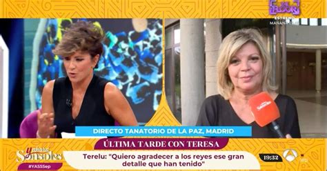 El Dardo De Terelu Campos A Ana Rosa Quintana En Su Entrevista Con