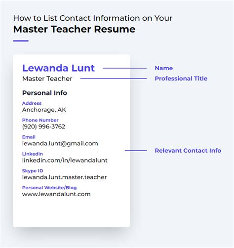 Master Teacher Resume Examples and Templates | ResumeCat