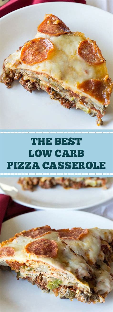 The Best Low Carb Pizza Casserole