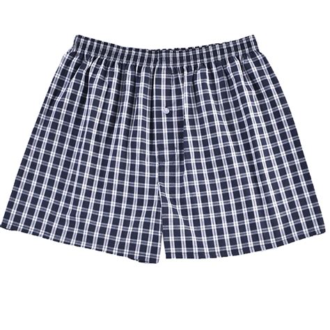 TUWABEII Men's Pajama Pants Comfy Yarn-dye Woven Sleep Shorts Plaid ...