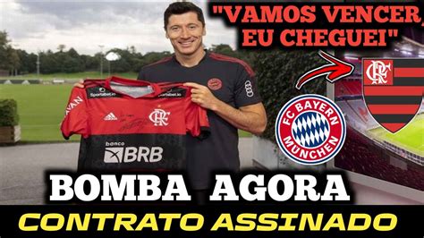 SAIU AGORA EXPLODE NAÇÃO CONTRATO ASSINADO LEWANDOWSKI NO MENGÃO