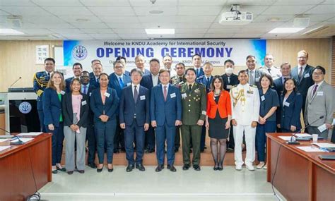 Korea National Defense University promotes collaboration, global ...