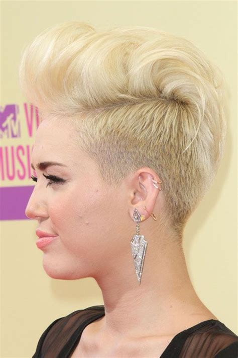 Miley Cyrus Mohawk Haircut - what hairstyle is best for me